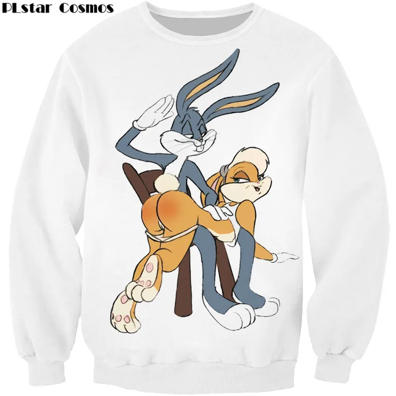 Plstar Космос мужские и женские harajuku Толстовка Bugs Bunny/Pokemon/мишка печати 3d Толстовка с капюшоном на открытом воздухе S-5XL Прямая доставка - изображение