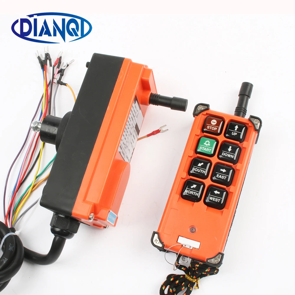  Wireless Industrial remote controller switches Hoist Crane Control Lift Crane 1 transmitter + 1 rec