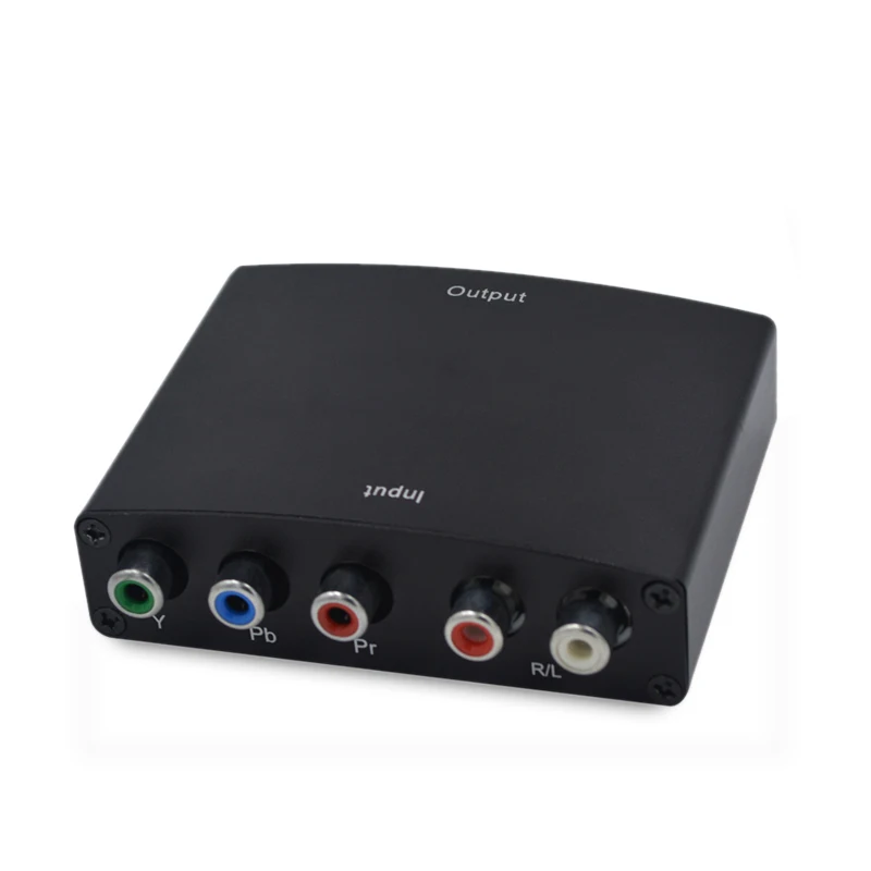 Elitooop 5 RCA Ypbpr компонент к HDMI HDTV Видео Аудио конвертер адаптер|Кабели VGA| |
