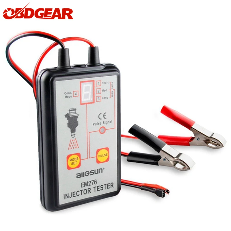 

Universal AllSun EM276 Car Analyzer Tester& Fuel Injector Tester Auto Disgnostic Tools EM276 Fuel System Scan Tool Vacuum Tester