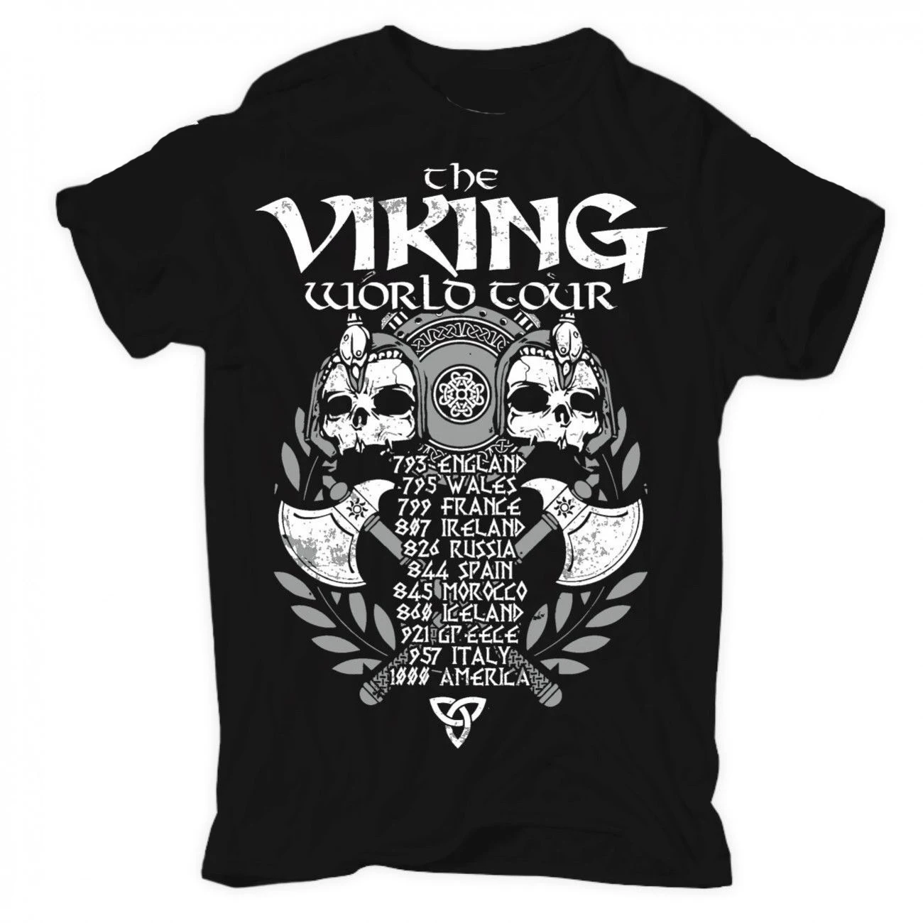 Модная футболка Viking World Tour немецкие футболки Odin Thor Walhalla Pagan Runes 2019 | Мужская одежда