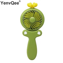 Мини-вентилятор ручной вентилятор USB Перезаряжаемый настольный вентилятор с Ночная переносная лампа воздушное охлаждение для наружного дома