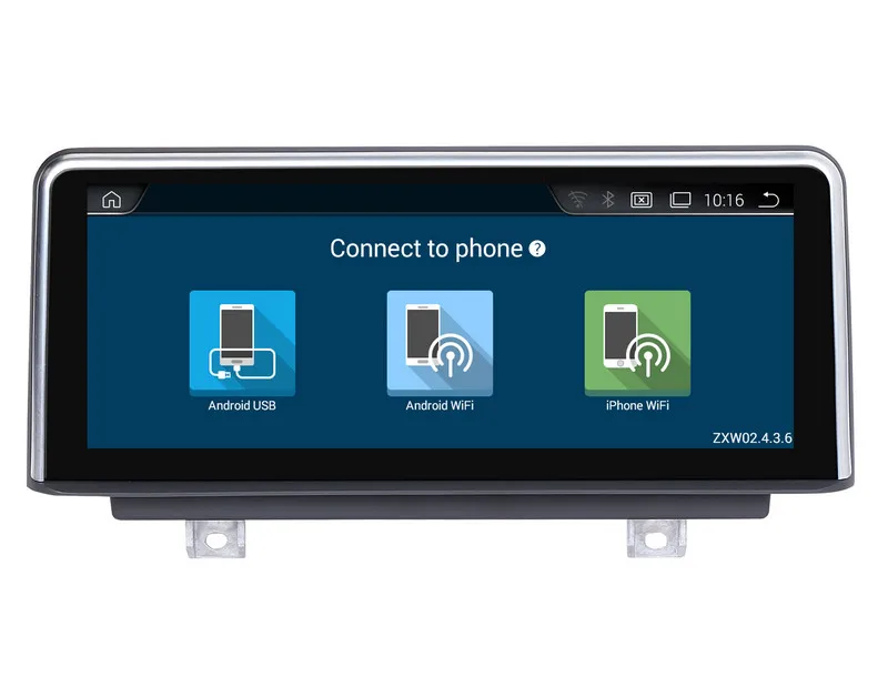 Top 10.25" Android 7.1 Car Player GPS Navigation for BMW 3 Series F30 F31 F34 2013-2016 with SD USB Stereo iDrive 4Core 2G+ 32G 3