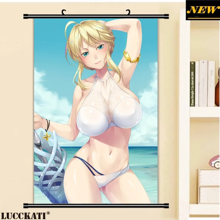 10 artoria_pendragon_(lancer) bikini fate_grand_order mukunokino_isshiki see_through swimsuits weapon_副本