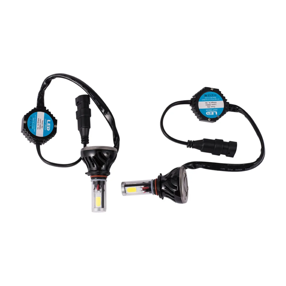 6000K Headlight Bulbs 80W/Set 80W/Set White Color COB Head Light H1/H4