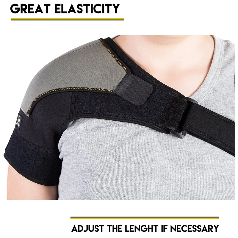 Tcare 1 шт. плечевой бандаж регулируемая поддержка плеча с подушечкой давления для предотвращения травм, растяжения, боли, тендинит
