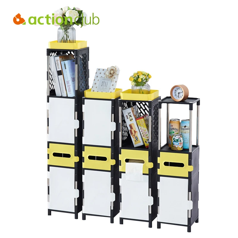 

ACTIONCLUB Bathroom Space Saving Organizer Toilet Side Cabinet Shelf Gap Kitchen Storage Rack Home Living Room Holder