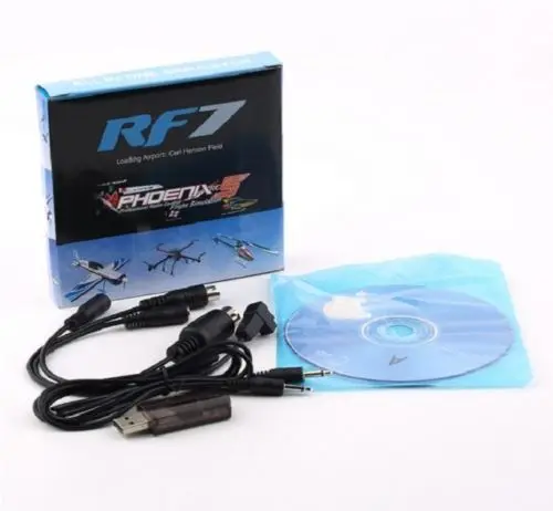 

22 IN 1 RC USB FLIGHT SIMULATOR CABLE FOR REALFLIGHT G7 G6 G5 G4 G3.5