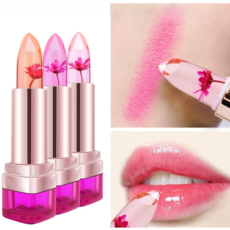 Помада с цветком внутри. Помада kims flower crystal pink. Живые предметы помада. Jelly lipstick. Jelly lipstick.