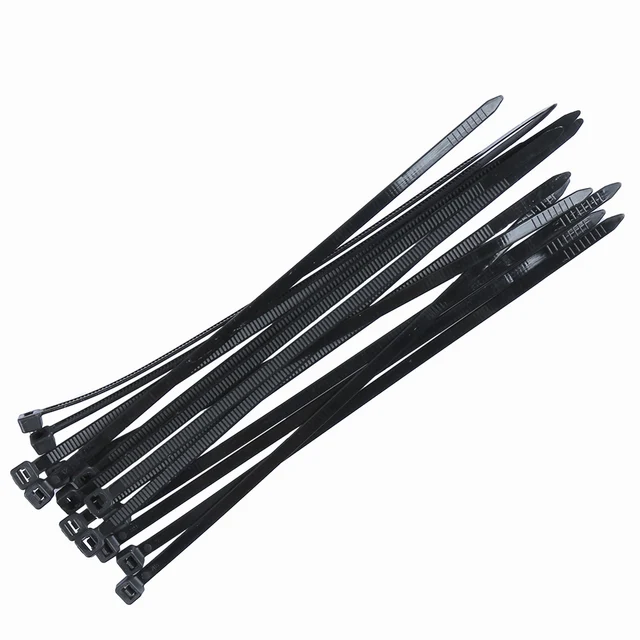 On Sale! 370mm Plastic Cable Ties Width 4.8mm 250Pcs/pack Nylon Wires