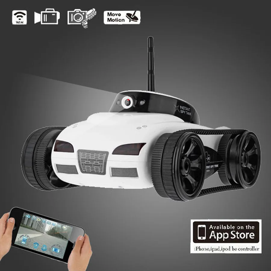 

1Piece Minu RC I SPY Wifi Tank With Monitoring Vehicle Car Video Controlled Wireless Robot Camera Remote Control APP