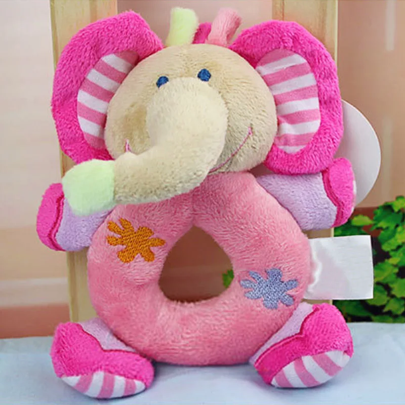 Buy Cute Animal Baby Hand Play Rattle Baby Music Toys