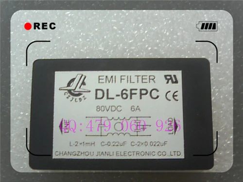 

[ZOB] Jianli EMI DC power supply filter switch DL-6FPC --10PCS/LOT