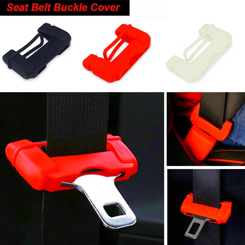 

Car Seat safe Belt Buckle rubber Cover For Toyota Tacoma Tercel Tiara Van Venza Yaris Hiace Prius V Hilux Land Cruis