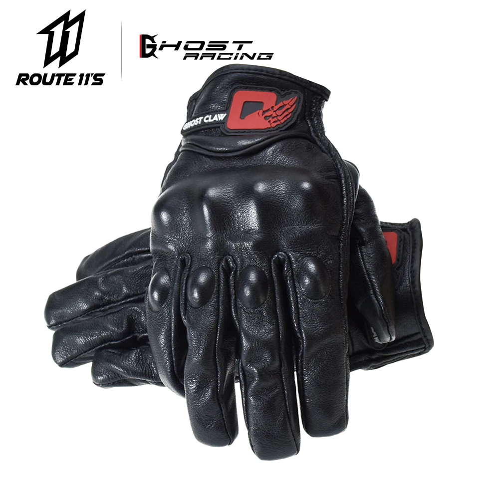 Перчатки для мотоциклистов, гоночные перчатки с сенсорным экраном, водонепроницаемые перчатки, мотоциклетные перчатки для езды на горном велосипеде, перчатки из натуральной кожи, Guantes Moto