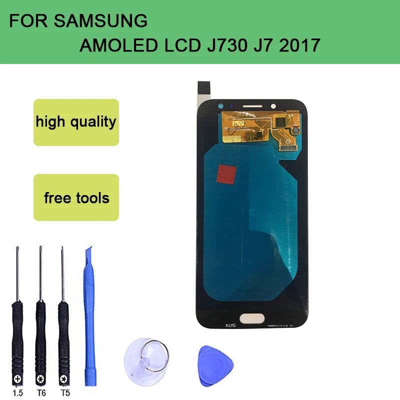 

szHAIyu Tested OLED AMOLED LCD Display+Touch Screen For Samsung Galaxy J730 J7 2017 LCD Display Digitizer Assembly With Toos