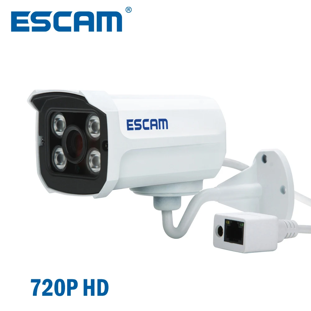 Escam QD300 HD 720P IP Camera Onvif 3.6mm len H.264 1/4 CMOS P2P IR Security Surveillance CCTV Mini Camera Night Vision No.810