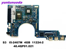 Original for ACER S3 391 951 laptop motherboard S3-391 S3-951 I5-2467M 4GB 11224-2 48.4QP01.021tested good free shipping