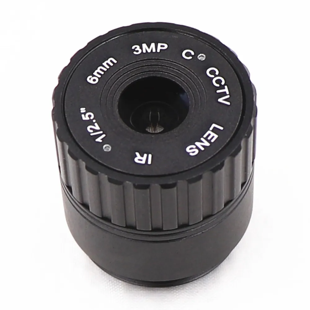 

6mm CS Mount Manual Fixed Focus Lens without IR Filter