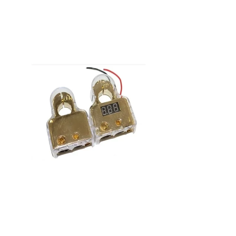 imágenes para 2 Unids 0/4/8 Awg Car Auto Batería Positivo Negativo Terminales Platino Oro VOLTAJE DIGITAL DISPLAY LED ENVÍO GRATIS imágenes para 2 Unids 0/4/8 Awg Car Auto Batería Positivo Negativo Terminales Platino Oro VOLTAJE DIGITAL DISPLAY LED ENVÍO GRATIS