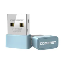 Mini dongle wifi plug & play, 2.4 ghz, usb 2.0, adaptateur WiFi, 150Mbps, LAN, Ethernet, carte réseau sans fil, pour Windows