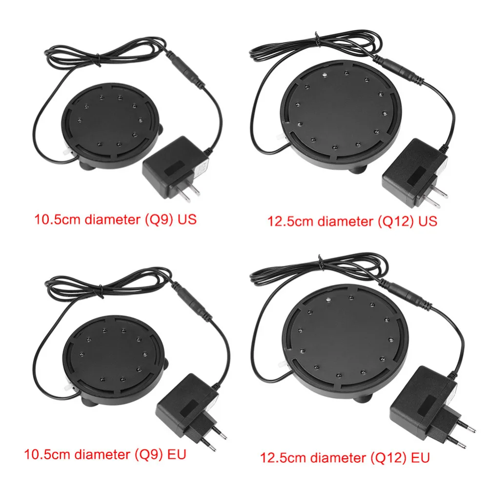 Светильник s для аквариума светодиодный светильник ing 12 Светодиодный светильник погружной для аквариумных рыб воздушный камень пузырьковый насос Декор светодиодный для аквариума ЕС вилка