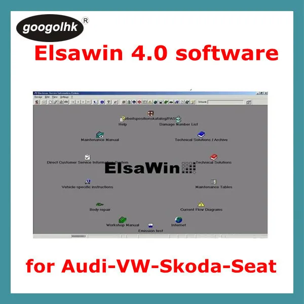 Best quality ELSAWIN 4.0 for Audi-VW-SKODA-SEAT Free Shipping | Автомобили и мотоциклы