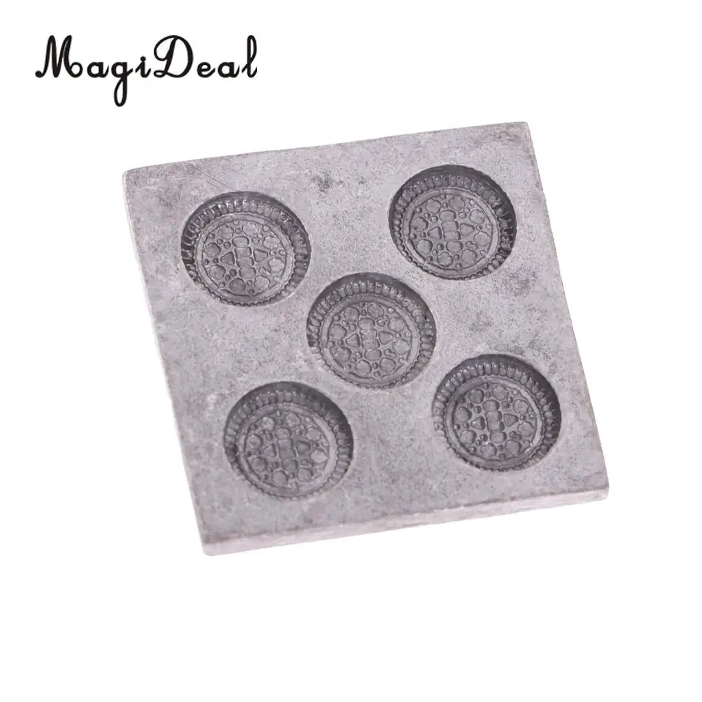 1/12 Scale Kitchenware Cookie Mould Kitchen Tools Kit Miniature Model for Dollhouse Kitchen Decor Accs Children Toys
