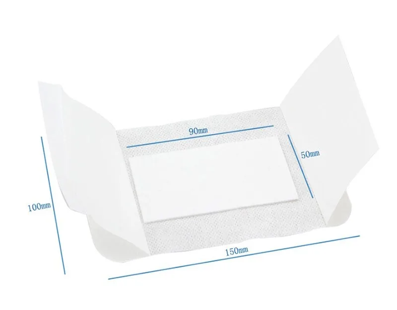 10x15 см 1 шт./пакет (20 сумки) Большой размер гипоаллергенный стерильный нетканый медицинский клей перевязка раны Band aid Bandage