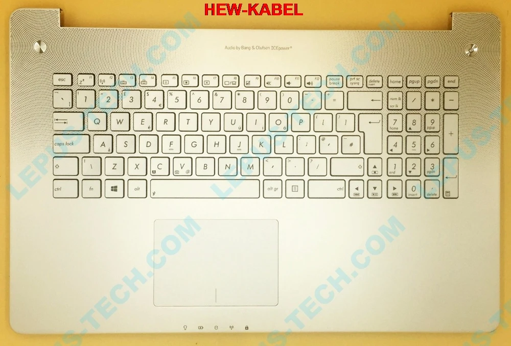 UK US Keyboard for ASUS N750 N750JK N750JV with backlight top case palmrest layout | Компьютеры и офис