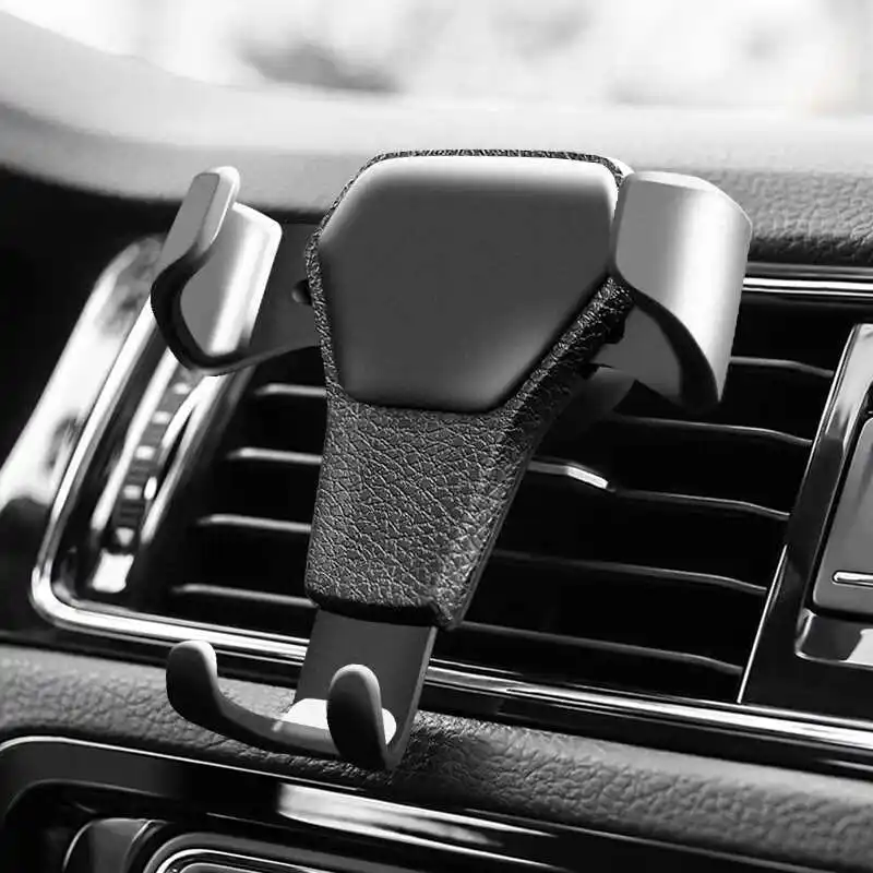 Универсальный автомобильный держатель для телефона гравитационный держатель на вентиляционное отверстие автомобиля в автомобиле для iPhone Xs 8 samsung Xiaomi с одной рукой