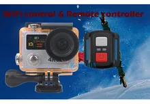 30 М Водонепроницаемая Камера H8pro 1080 P Двойной Экран 170D Широкоугольный Объектив WI-FI Пульт Дистанционного Управления МИНИ-Камера Спорта