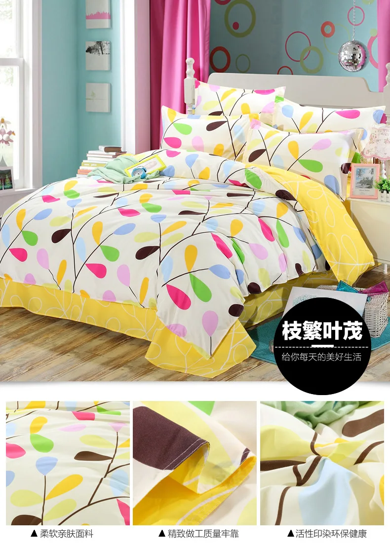 New Design 1Pcs Duvet Cover Plaid Stripes Quilt Cover Skin Care Cotton Bedclothes 160x210cm/180x220cm/200x230cm Size