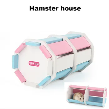 

1pcs Guinea Pig Cage Hamster HPL High Quality Wood Board Small Animal House Chinchilla Bed Hamster Pet Accessories Supplies