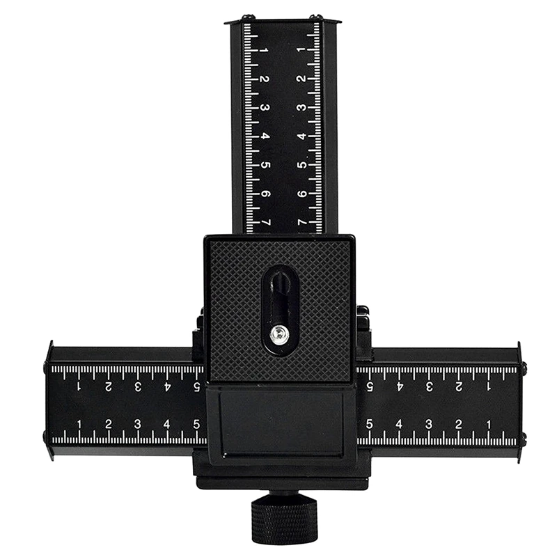 Online Disparador de riel de enfoque Macro de 4 vías para Disparo en primer plano para Canon Pentax Nikon Olympus Samsung y otras Cámaras Digitales