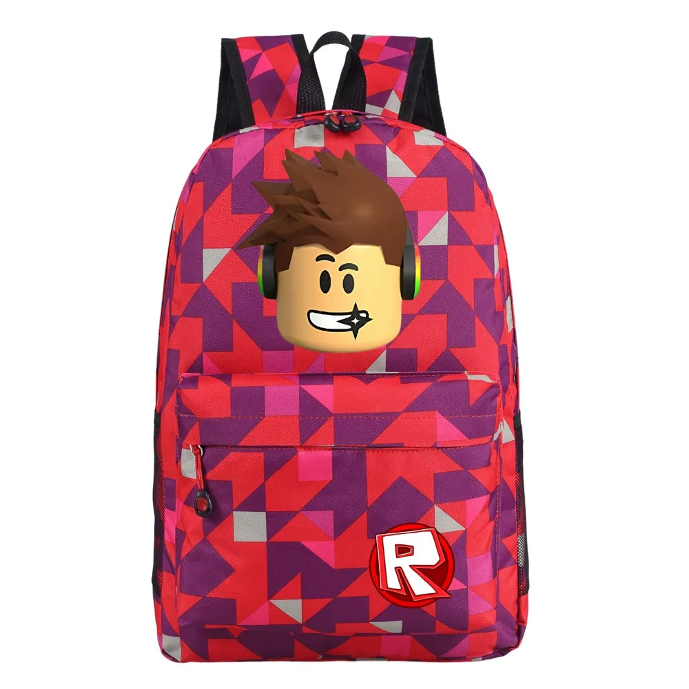 WISHOT printing Roblox Game backpack schoolbag for teenagers travel