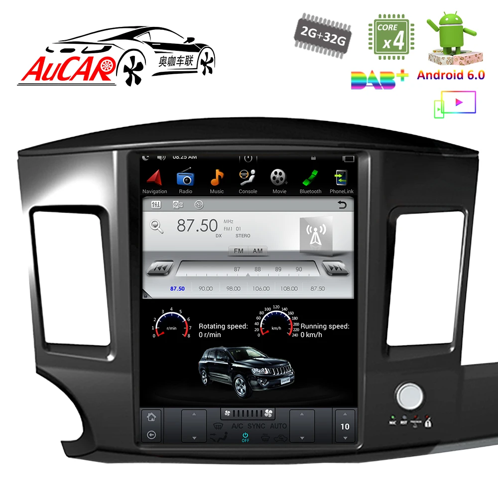 Android Tesla Style 12.1" dvd for Mitsubishi Lancer car gps navigation