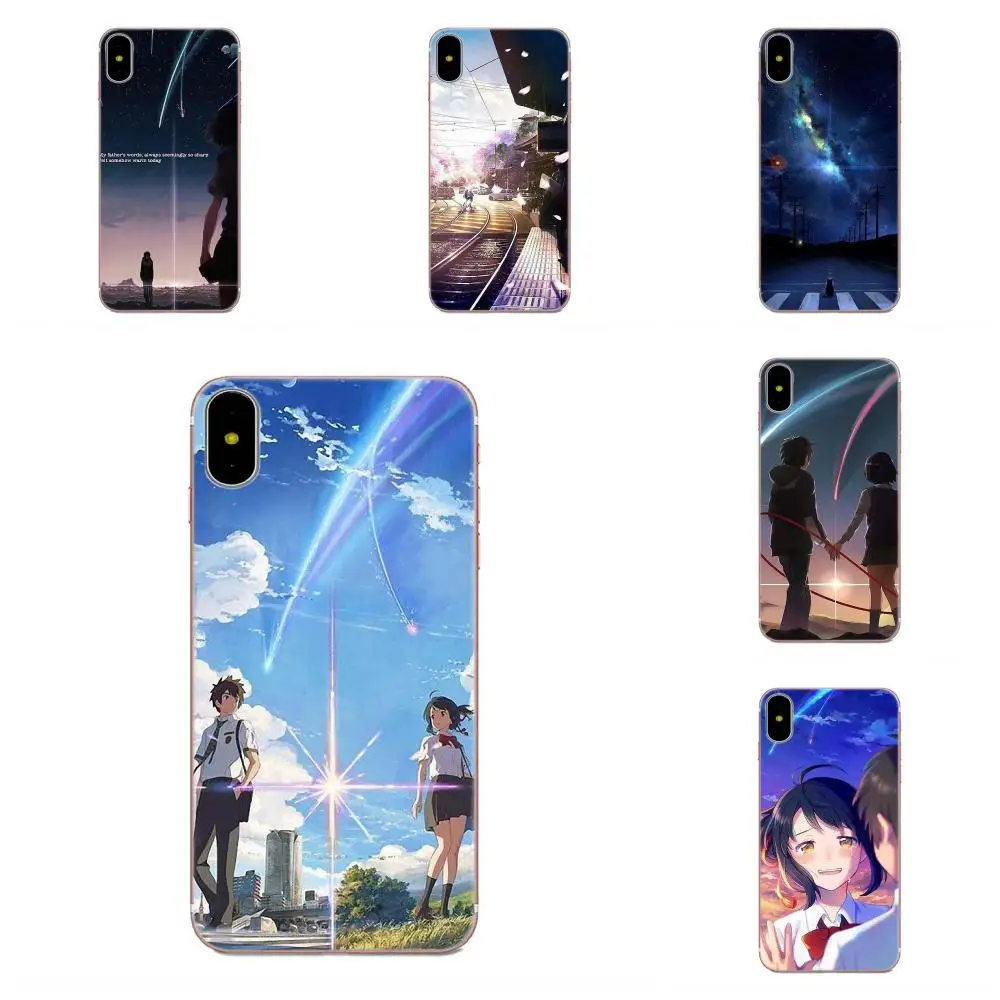 Для Huawei P7 Honor 4C 5A 5C 5X 6 6C 6A 6X 7 7X 8 9 V8 V10 Y3II Y5II Y6II G8 Play Lite TPU Capa Anime Your Name Japanese | Мобильные