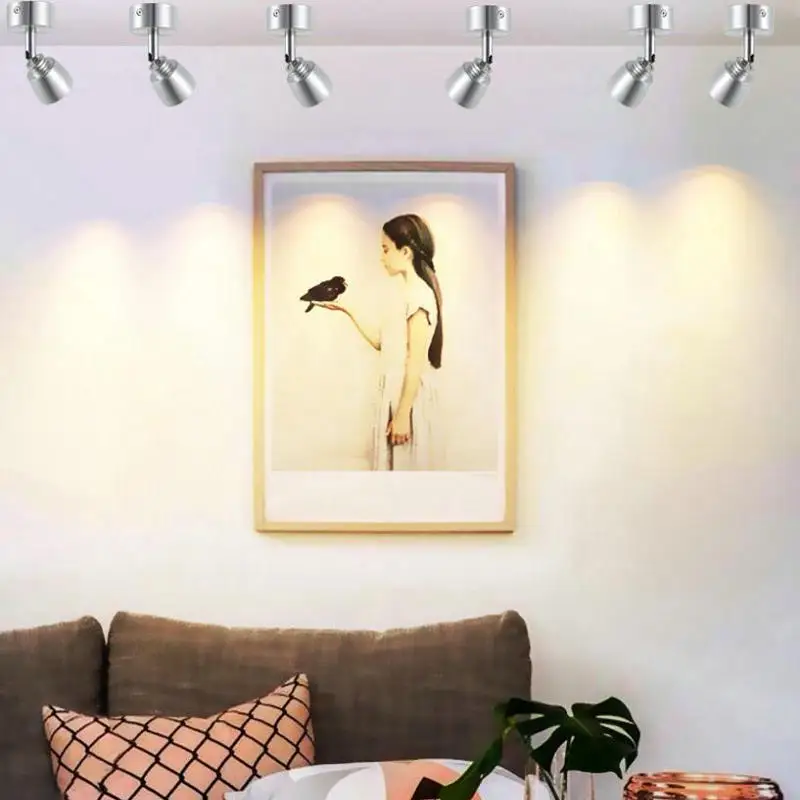 

50pcs/Lot 5W COB Mini LED downlight white round ceiling spot lights LED panel light Recessed Aluminum lamp Warm White
