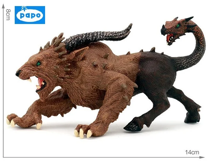 Химера Лев Классические игрушки для детей мальчиков подарок животное модель Фигурка