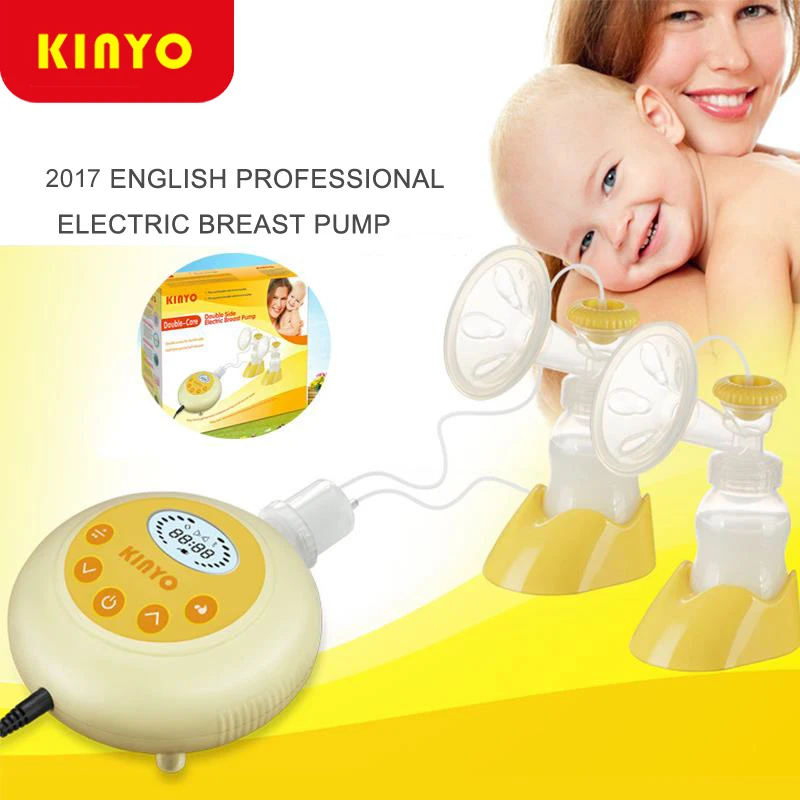Buy 2017 New Kinyo Double Electric Breast Pump Baby Milk Double core Bottle