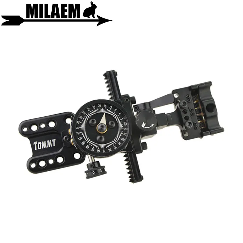

1pc Archery Compound Bow Sight 5Pin Sight Wrapped Micro Adjustable Pointer Lens RH Compound Bow Shooting Accessories