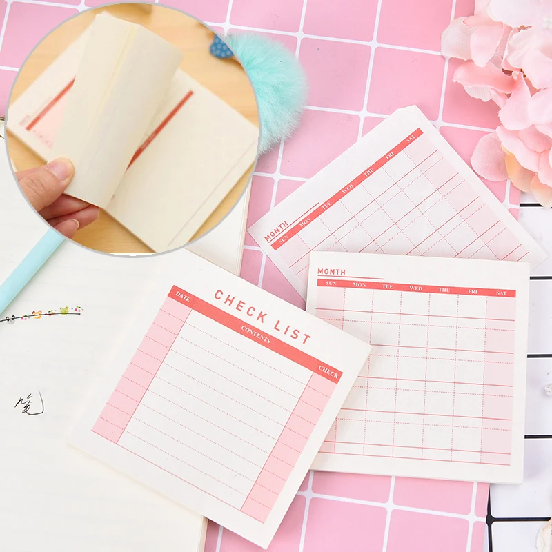 Памяти Crads стол контрольный перечень планирования бумага блокноты для записей офисный дневник планировщик наклейки