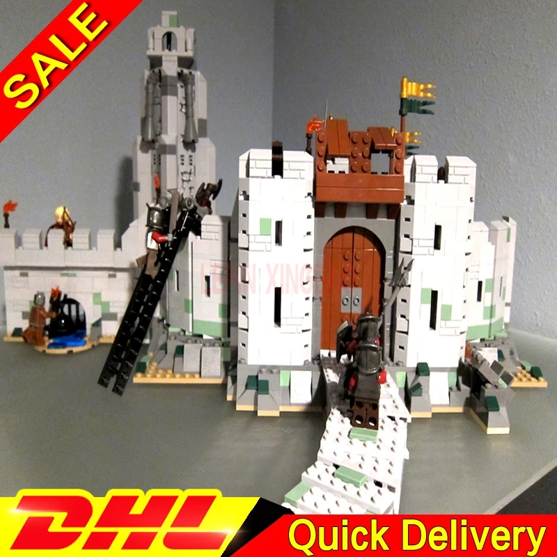 

LP 16013 The Lord of the Rings Series The Battle Of Helm' Deep Building Blocks Bricks Set Lelyesings Toys Gifts Clone 9474