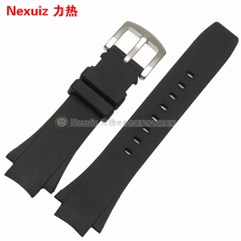 

Watch accessories Convex mouth movement series alternative IW371918 watch waterproof soft silicone strap Prevent sweat band