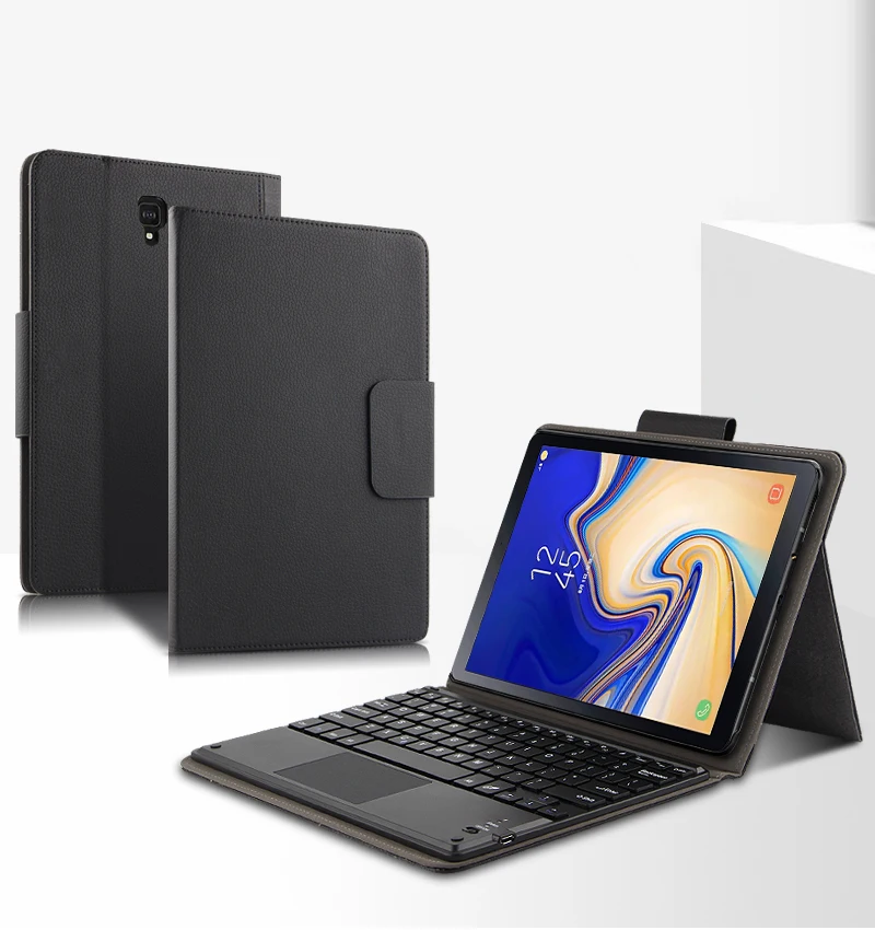 Чехол с клавиатурой для планшета Samsung Galaxy Tab S4 10 5 дюйма искусственная кожа