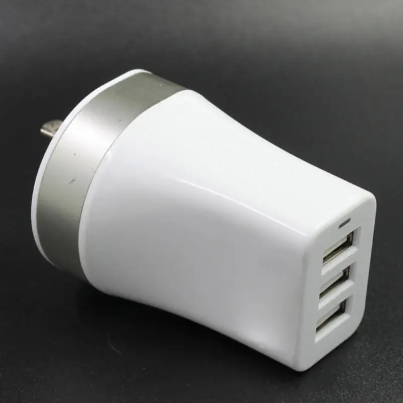 3 USB ميناء شحن الهاتف المحمول شاحن اللوحي هاتف ذكي العالمي متعددة ميناء السفر 5V4. 2A لنا/الاتحاد الأوروبي/المملكة المتحدة التوصيل