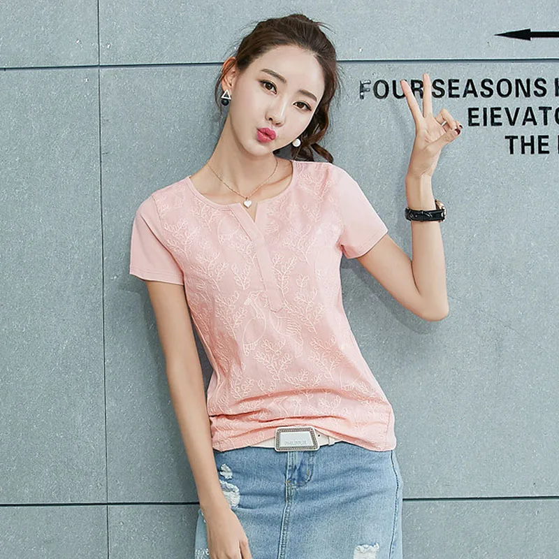 BOBOKATEER bordado camiseta mujer tops camisetas mujer verano 2018 mujer camisetas manga corta Camiseta verano camiseta mujer BOBOKATEER bordado camiseta mujer tops camisetas mujer verano 2018 mujer camisetas manga corta Camiseta verano camiseta mujer