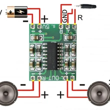 10 шт. PAM8403 Супер Мини цифровой усилитель доска 2*3 Вт Класс D Цифровой усилитель доска эффективный 2,5 до 5 В USB источник питания