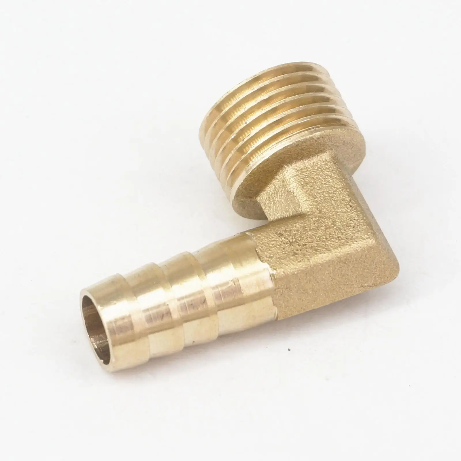 Шланг Колючая I/D 12 мм x 1/2 "BSP штыревая резьба Локоть Латунная муфта сращиватель